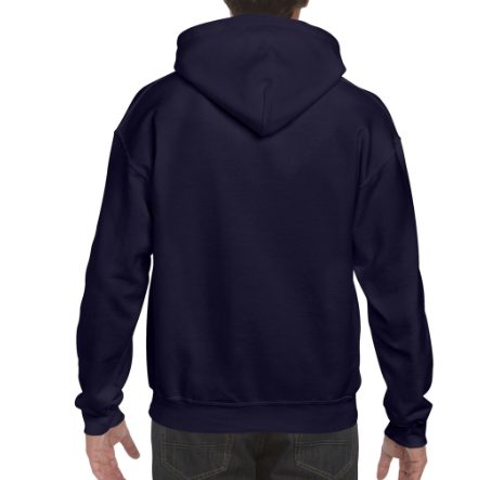 Heavy Blend Adult Hooded Sweatshirt (Navy)