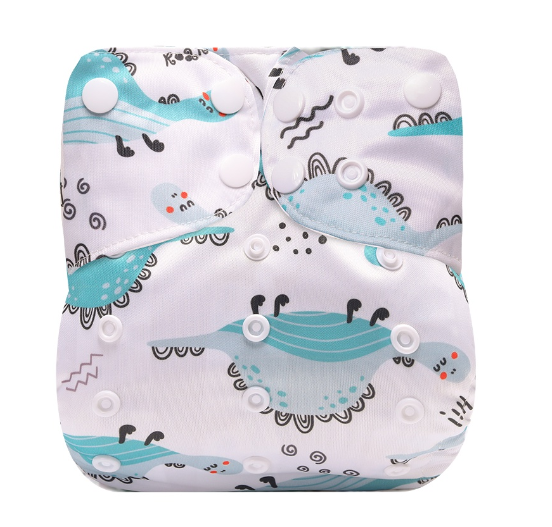 Ready Stocks Waterproof Reusable Digital Printed One Size Pocket Cloth Diaper S23