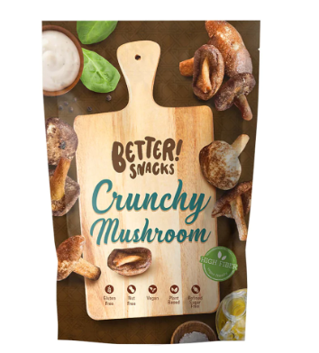 Better Snacks Crunchy Mushroom Chips 60g