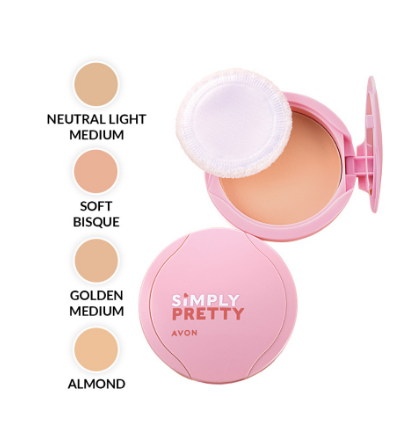 Avon Simply Pretty Shine No More Pressed Powder