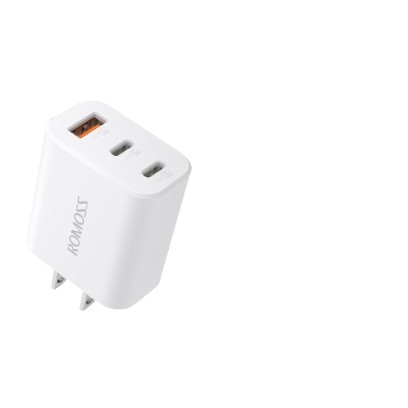 Romoss AC30RB PD30W Type C Charger Fast Charging 2 USB C Port 1 USB A Port
