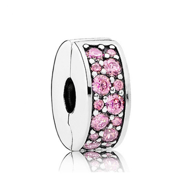 2023 New 925 Silver Pandora Charms Heart Love Family Bracelet Pendant Charm Jewelry S1