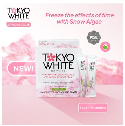 Tokyo White Snow Algae Powder 1Box 14Sachets