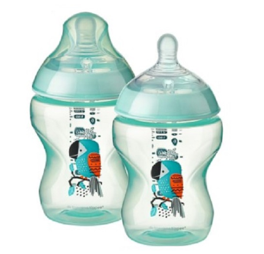 Tommee Tippee CTN PP Bottles Tinted Green 9oz/260ml pack of 2