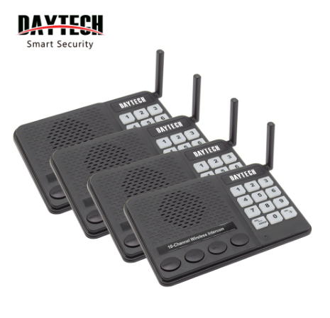 Daytech Wireless Intercom Radio Walkie-talkie for Home with Speaker Multi-channel Wireless Office Intercom System CI02