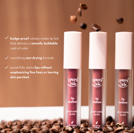 Happy Skin Lip Mallow Coffee Tint Trio