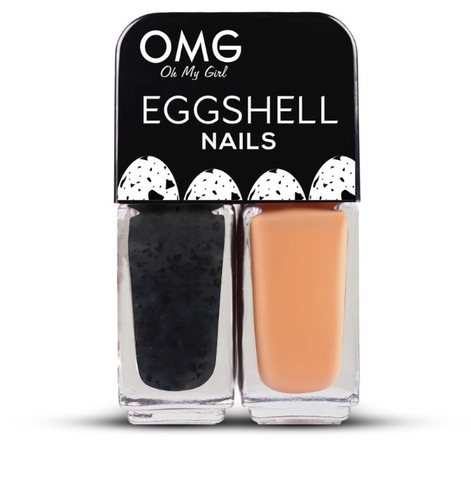 OMG Eggshell Nail Polish Swallow  5ml x 2