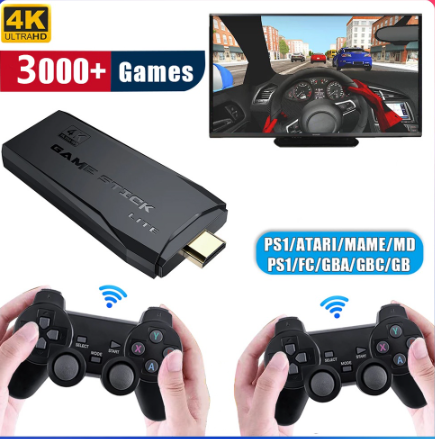 Wireless  Video Game Console 32G Built-in 3500 Games