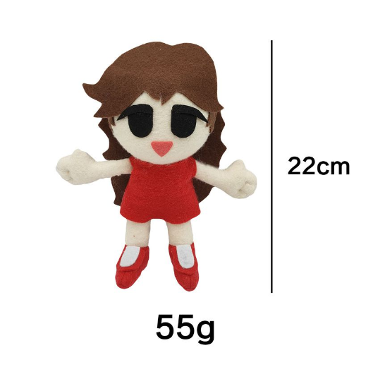 Game Friday Night Funkin Plush Toy FNF Girlfriend Boyfriend Captain Pico Whitty Monster Stuffed Toys Plushie Plush Doll O