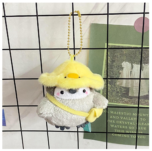Koi Penguin Plush Doll Small Pendant Bag Pendant Charm Doll Keychain Toy Doll F27