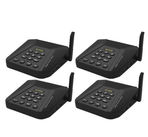 Daytech Wireless Intercom for Home with Speaker Multi-channel Wireless Office Intercom System 1500 Meters Long Range 21 Channel