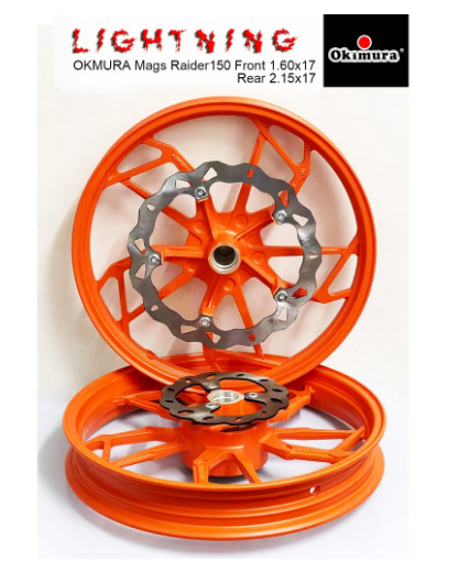 OKMURA Mags Raider150 carb Raider150Fi 1.60x17 2.15x17