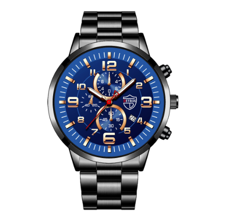Original Luxury Fashion Luxury Stainless Steel Men's Luminous Calendar Waterproof Watch 002