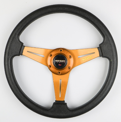 14-Inch Sporty Mo mo  Italian Steering Wheel Toyota, Common to All Cars