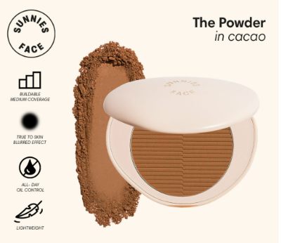 Sunnies Face Skin So Good The Powder True-To-Skin Soft Matte Setting Powder Cacao