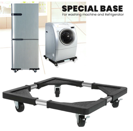 Foot Wheel Adjustable Washing Machine Special Base Refrigerator Holder Bracket Stand