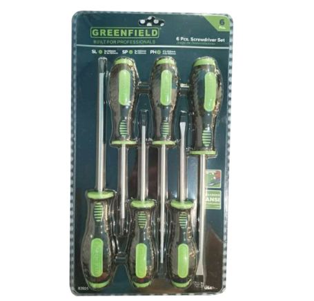Greenfield Bi-Mat Screwdriver Set 6pcs