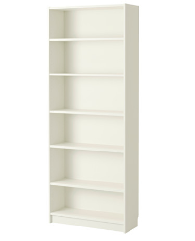 Furniture Source Billy Bookcase Tall Wide (White)