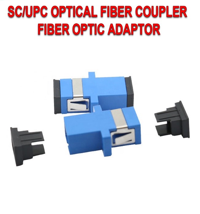 SC UPC Optical Fiber Coupler Fiber Optic Adaptor 100Pcs