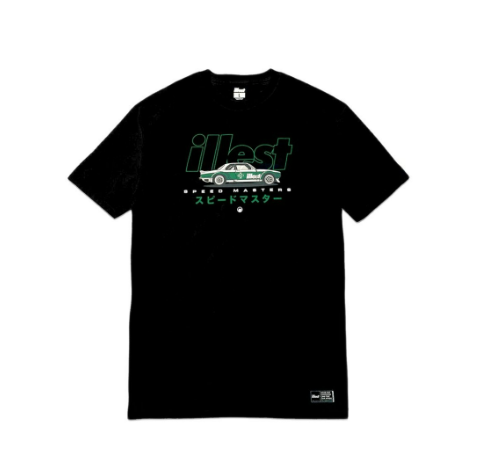Illest Speed Master Short Sleeves Black Tee