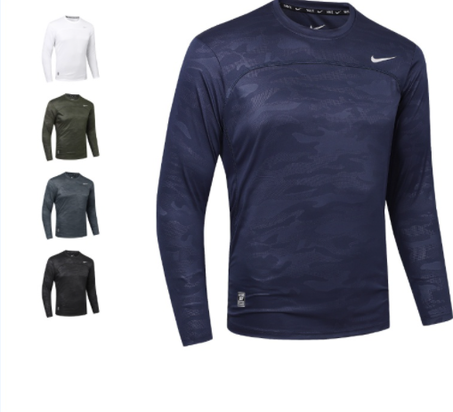 Men Compression Fitness Shirt Sleeve Quick Dry Shirt Tights Gym Bodybuilding T-Shirt Fit Shirt