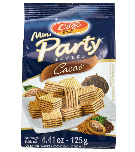 Gastone Lago Cacao Party Wafers 125g