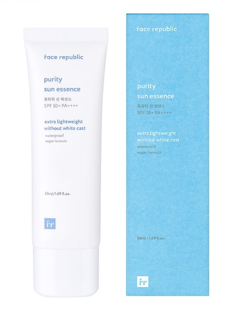 Purity Sun Essence SPF50 No Whitecast Water Resistant Niacinamide Vegan 50ML