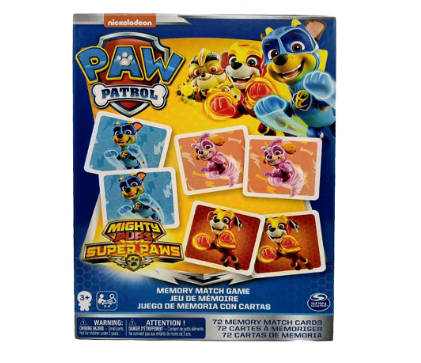 Cardinal Games Paw Patrol Memory Match Card Game