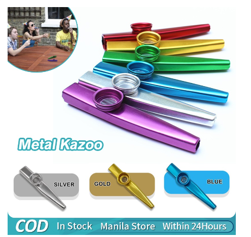 Metal Kazoo 3 Colors Kazoos Musical Instruments for Instrument Music Beginner and Lovers