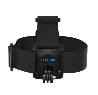 Telesin  Head Belt Wearable Elastic Adventure Travel Harness Strap for Action Cameras GP-HMS-T04
