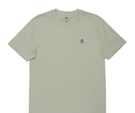 GIORDANO Men's Classic Man Tee T-Shirt - 14 - Frosty Pine