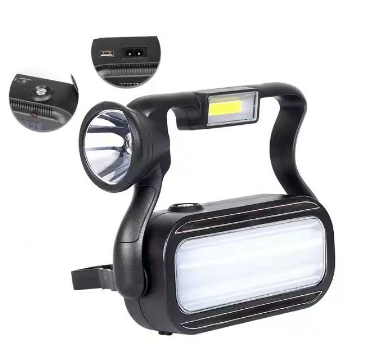 KC-7730 LED Solar Flashlight SOLAR COB WORKING LAMP FLASHLIGHT