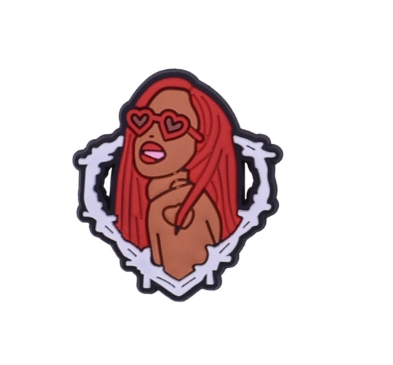 Cute Bear Cat Jibits for Croc Rainbow Jibbits Charm Mermaid Shoe Charms Pins Karol G Singer Jibitz Crocks for Girls Shoes Accessories S9