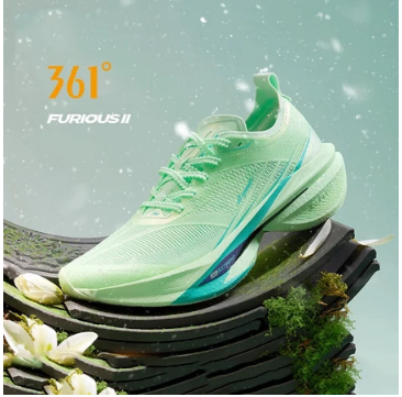 361 Degrees Furious 2.0 Men Running Shoes Thick Sole Lightweight 672432201