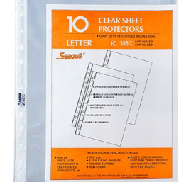 Seagull Clear Sheet Refill Jc305a A4 10sheets 11hol