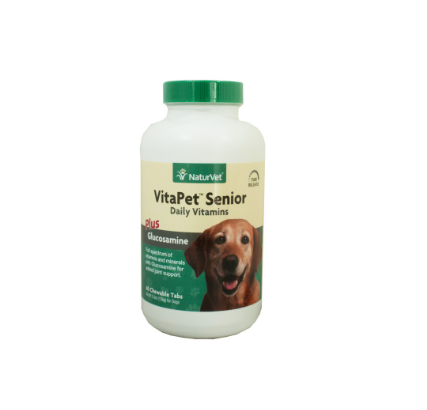Vitapet Senior (Multivitamins and minerals) 60 Chewable Tablets for Dogs 156g