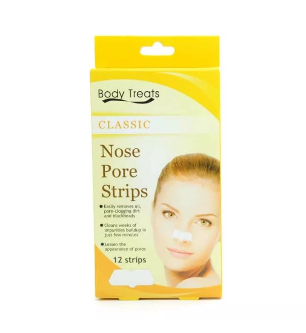 Body Treats Classic Nose Pore Strips 12 Strips