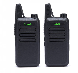 Wln Kd-C1 5W 16 Channel UHF 400-470MHz Two-Way Walkie Talkie Radio Set Of 2