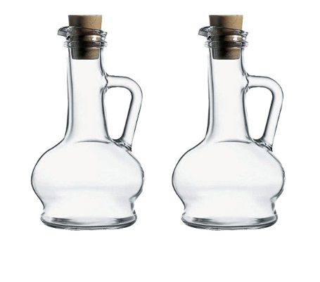 Pasabahce Olivia Oil & Vinegar Glass Holder 260cc, Set of 2 (80109/2)