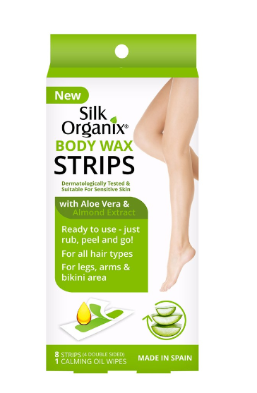 Silk Organix Body Wax Strips Aloevera