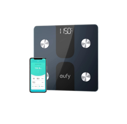eufy by Anker Smart Scale C1, Bluetooth Weighing Scale, Wireless Digital Bathroom Scale, lbs/kg