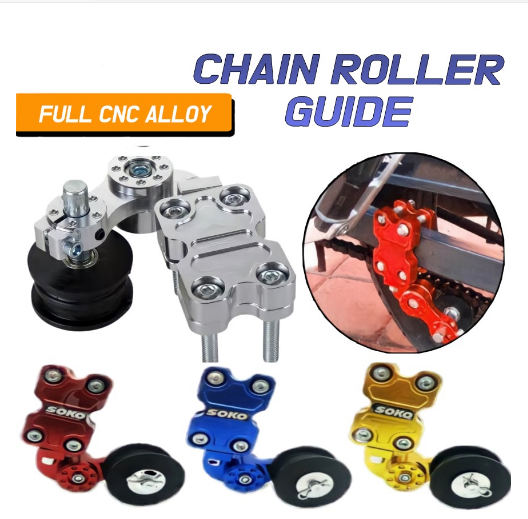 Speed Chain Roller Guide FULL CNC ALLOY For Motorcycle Universal With Complete Screw