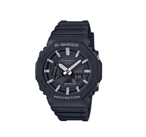 Casio G-Shock G-Shock Black Resin Watch For Men CGA-2100-1ADR