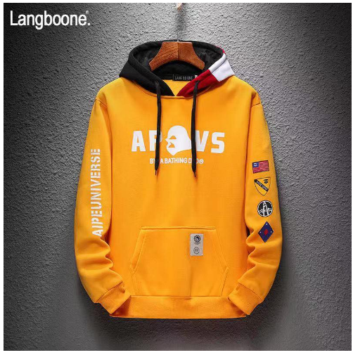 Sweatshirt Men's Hooded Tide Ins Niche New Cotton Clothes Design Sense Spring Couple Jacket Hoodie