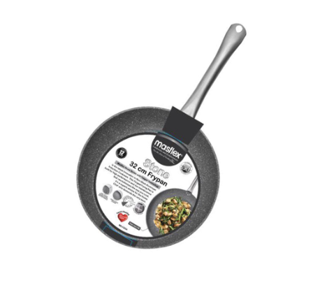 Landmark Masflex 32Cm Forged Frypan W/ S/S Hndle Masflex Stone Series Induction Ready 32X11X32Cm