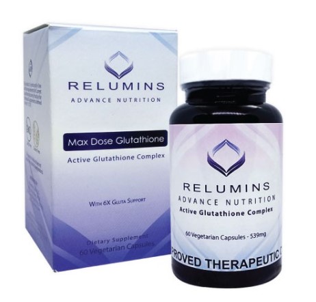 Relumins Advance White Active Glutathione Complex Oral Whitening Formula Capsules with 6X Boosters