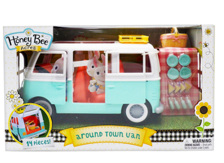 Honey Bee Acres Around Town Van Playset