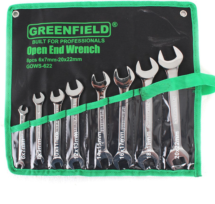 Open End Wrench Set GOWS-622