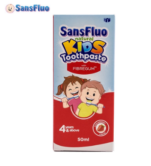 Sansfluo Natural Kids Toothpaste Strawberry