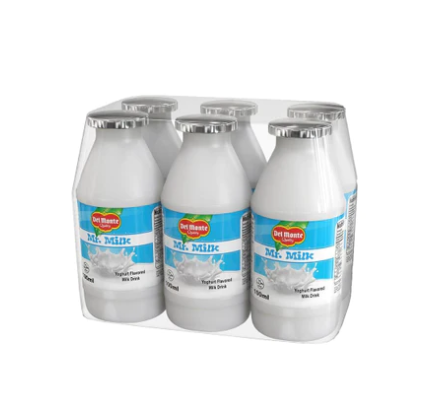 Del Monte Mr. Milk Plain Yoghurt Flavored Drink 6 Bottles 100ml